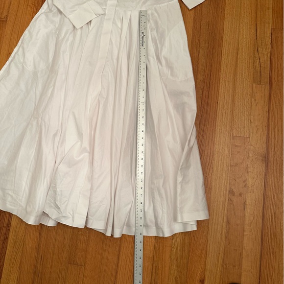 NORMA KAMALI White Oversized Boyfriend Shirt Dress
Size L (#3) - Picture 14 of 15